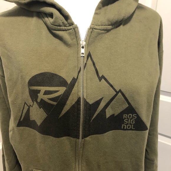 Rossignol winter snow ski full zipped hoodie size medium - Picture 2 of 5